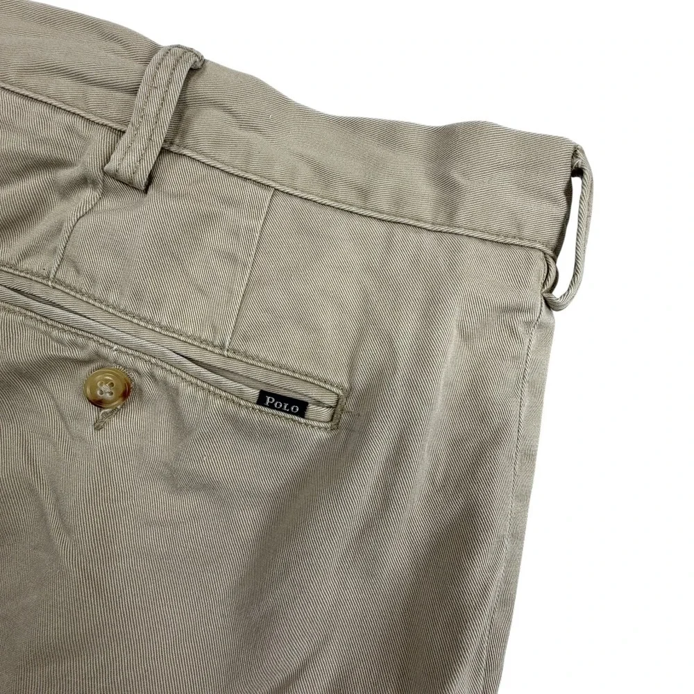 Polo Ralph Lauren Shorts Mens 48 Tan Chino‎ Classic Fit Cotton Twill Khaki